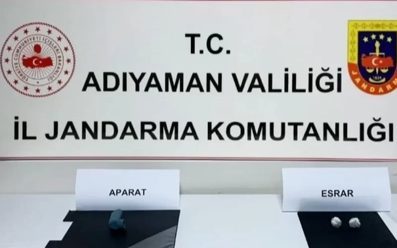 Adıyaman’da operasyon: 180 adet uyuşturucu madde ele geçirildi