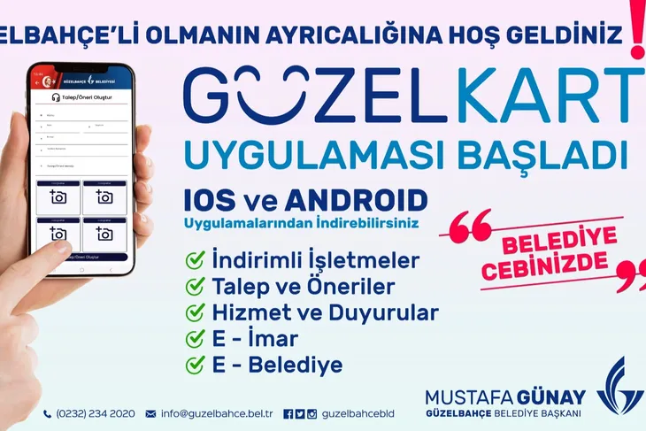 İzmir Güzelbahçeli vatandaşlara mobil hizmet